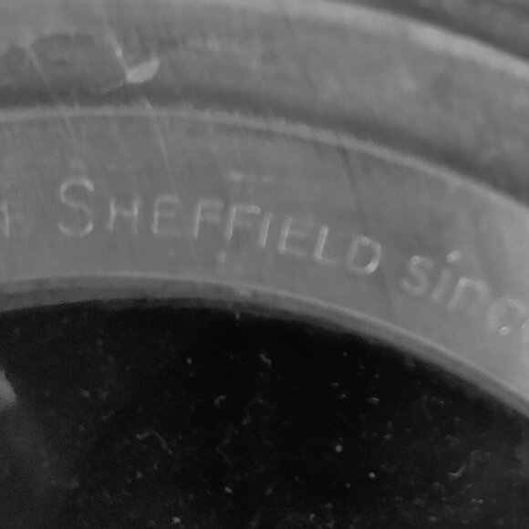 Pewter Glass Bottom Tankard Drink to your health. Holds 12 oz - Picture 8 of 8